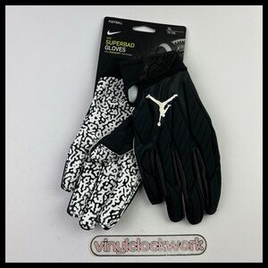 Nike Jordan Superbad Football Gloves Black Mens Size XL CK3023-091